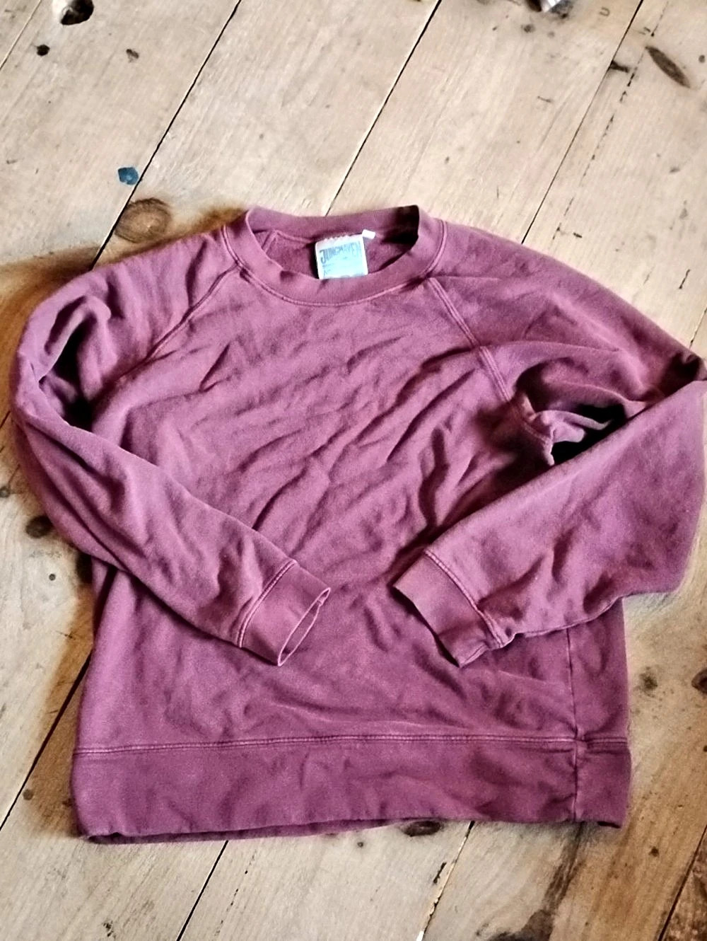 Jungmaven Sweatshirt Hemp Organic Cotton Large Maroon
